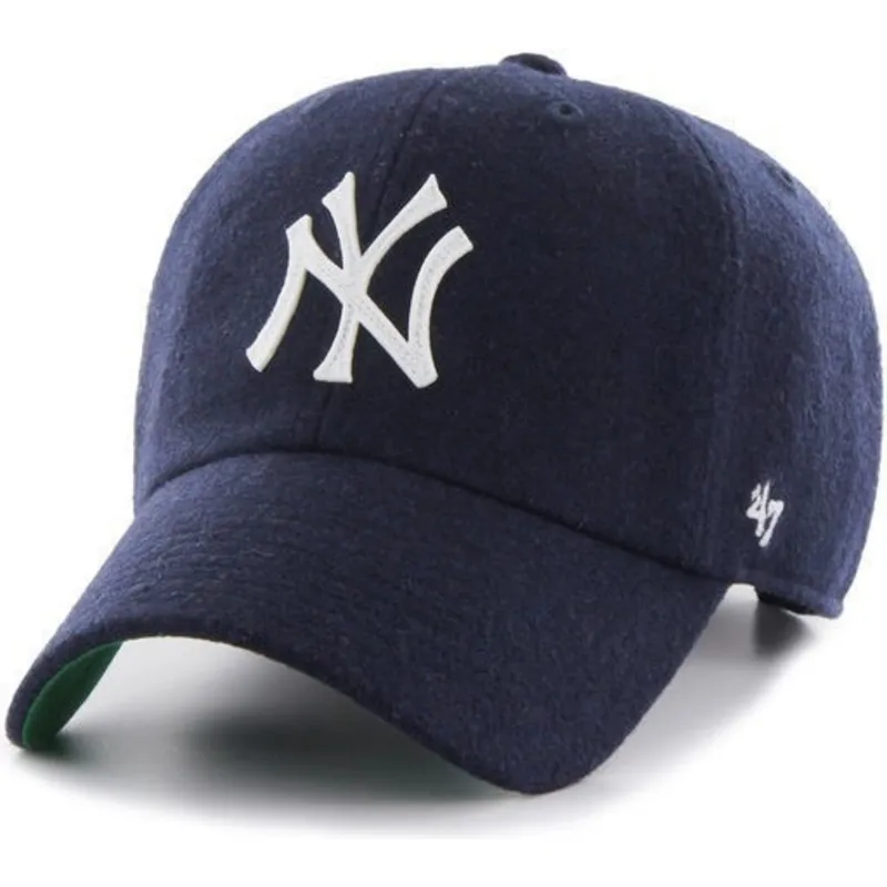 petten-gebogen-marineblauw-verstelbaar-cinta-piel-van-new-york-yankees-mlb-van-47-brand