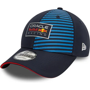 Marinblå snapback 9FORTY med böjd skärm från Red Bull Racing Formula 1 av New Era