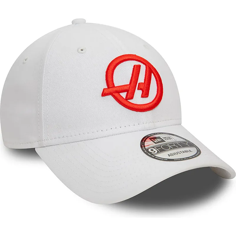 petten-gebogen-wit-snapback-9forty-van-haas-f1-team-formula-1-van-new-era