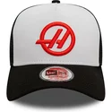 new-era-e-frame-haas-f1-team-formula-1-white-and-black-trucker-hat