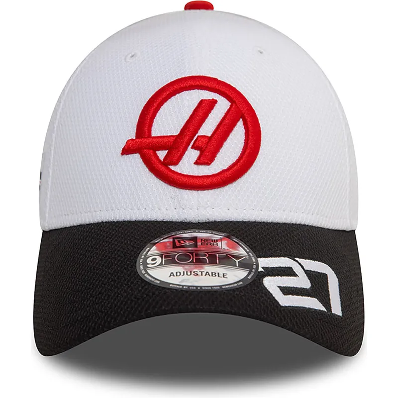 petten-gebogen-wit-snapback-nico-hulkenberg-9forty-van-haas-f1-team-formula-1-van-new-era