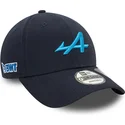 casquette-courbee-bleue-marine-snapback-9forty-essential-repreve-alpine-f1-team-formula-1-new-era