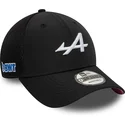petten-gebogen-zwart-snapback-9forty-van-alpine-f1-team-formula-1-van-new-era