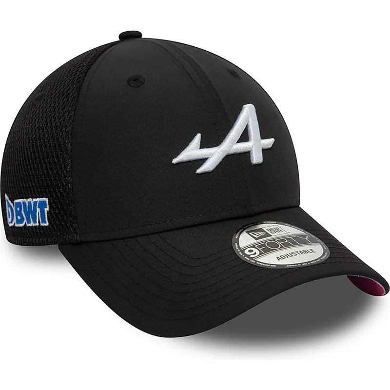 petten-gebogen-zwart-snapback-9forty-van-alpine-f1-team-formula-1-van-new-era petten-gebogen-zwart-snapback-9forty-van-alpine-f1-team-formula-1-van-new-era
