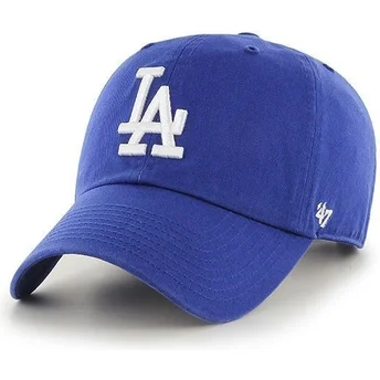 Gorra curva azul de Los Angeles Dodgers MLB Clean Up de 47 Brand