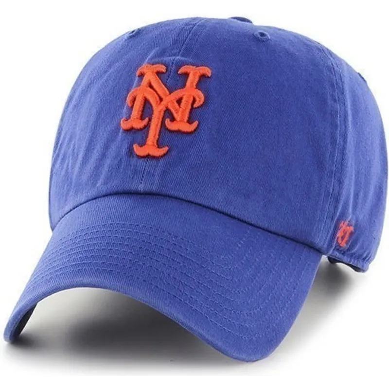 petten-gebogen-blauw-verstelbaar-van-new-york-mets-mlb-van-47-brand petten-gebogen-blauw-verstelbaar-van-new-york-mets-mlb-van-47-brand