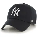 cappellino-visiera-curva-nero-di-new-york-yankees-mlb-clean-up-di-47-brand