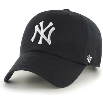 Czapka z daszkiem czarna New York Yankees MLB Clean Up od 47 Brand