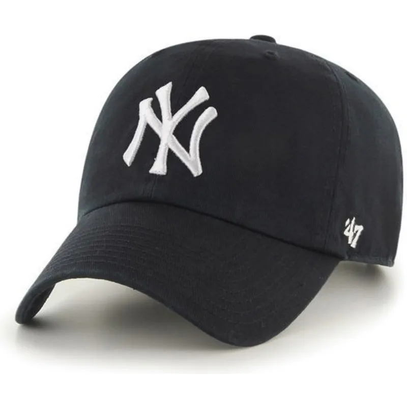 petten-gebogen-zwart-verstelbaar-van-new-york-yankees-mlb-van-47-brand petten-gebogen-zwart-verstelbaar-van-new-york-yankees-mlb-van-47-brand