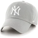 petten-gebogen-grijs-verstelbaar-van-new-york-yankees-mlb-van-47-brand