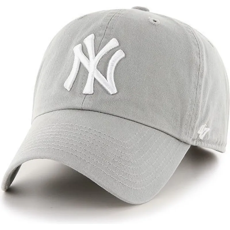 petten-gebogen-grijs-verstelbaar-van-new-york-yankees-mlb-van-47-brand