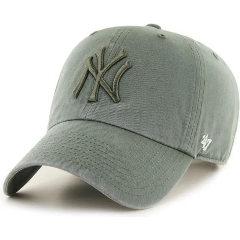 petten-gebogen-groen-verstelbaar-van-new-york-yankees-mlb-van-47-brand