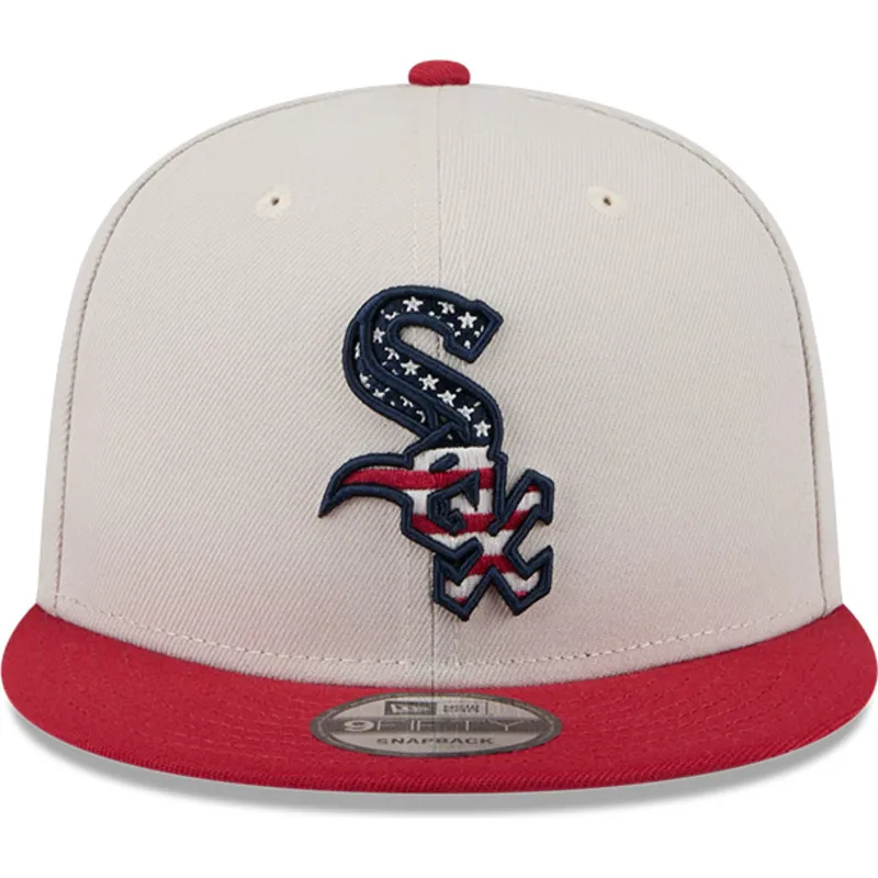 petten-plat-beige-snapback-9fifty-4th-of-july-van-chicago-white-sox-mlb-van-new-era