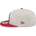 new-era-flat-brim-9fifty-4th-of-july-chicago-white-sox-mlb-beige-and-red-snapback-cap