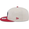 casquette-plate-beige-et-rouge-snapback-9fifty-4th-of-july-oakland-athletics-mlb-new-era