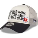 casquette-trucker-beige-et-bleue-marine-a-frame-all-star-game-texas-rangers-mlb-new-era