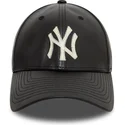new-york-yankees-mlb-new-era-9forty-justerbar-sort-buet-skygge-laederkasket