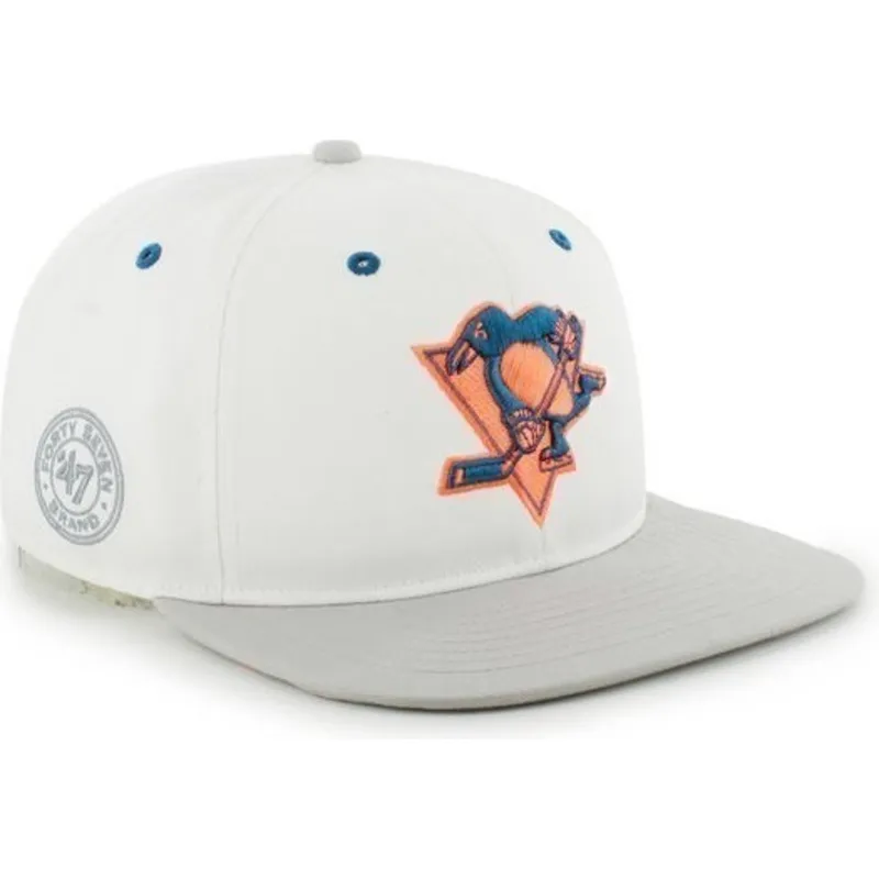 petten-plat-wit-snapback-van-nhl-van-47-brand petten-plat-wit-snapback-van-nhl-van-47-brand
