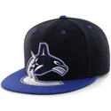 petten-plat-zwart-snapback-van-vancouver-canucks-nhl-van-47-brand