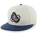 petten-plat-wit-snapback-van-colorado-avalanche-nhl-van-47-brand