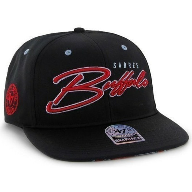 gorra-plana-negra-snapback-con-logo-de-letras-de-buffalo-sabres-nhl-de-47-brand
