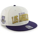 petten-plat-wit-snapback-van-los-angeles-kings-nhl-van-47-brand