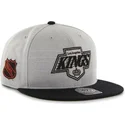 petten-plat-grijs-snapback-van-los-angeles-kings-nhl-van-47-brand