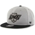 petten-plat-grijs-snapback-van-los-angeles-kings-nhl-van-47-brand