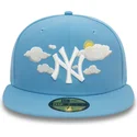 petten-plat-blauw-fitted-59fifty-cloud-van-new-york-yankees-mlb-van-new-era