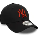 cappellino-curvo-nero-regolabile-con-logo-rosso-9forty-league-essential-dei-new-york-yankees-mlb-di-new-era
