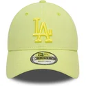 gorra-curva-verde-claro-ajustable-con-logo-verde-9forty-league-essential-de-los-angeles-dodgers-mlb-de-new-era