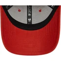 casquette-courbee-rouge-ajustable-9forty-essential-new-era