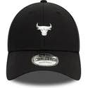 justerbar-sort-buet-kasket-9forty-metallic-pin-chicago-bulls-nba-fra-new-era