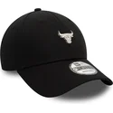 justerbar-sort-buet-kasket-9forty-metallic-pin-chicago-bulls-nba-fra-new-era