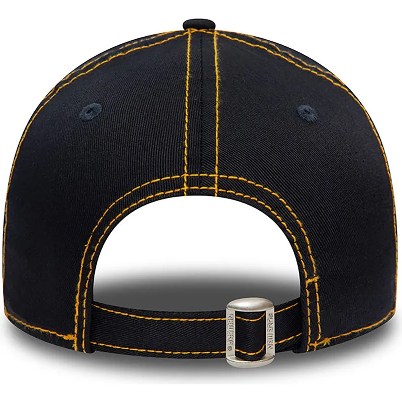 petten-gebogen-marineblauw-verstelbare-band-voor-kinderen-9forty-stitch-van-new-york-yankees-mlb-van-new-era
