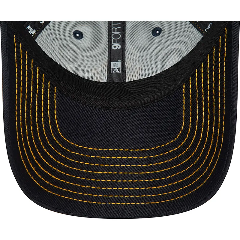 petten-gebogen-marineblauw-verstelbare-band-voor-kinderen-9forty-stitch-van-new-york-yankees-mlb-van-new-era