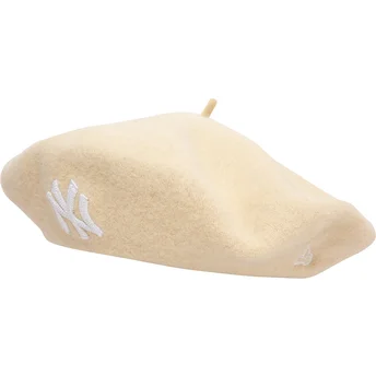 Boina beige para mujer Wool Beret de New York Yankees MLB...