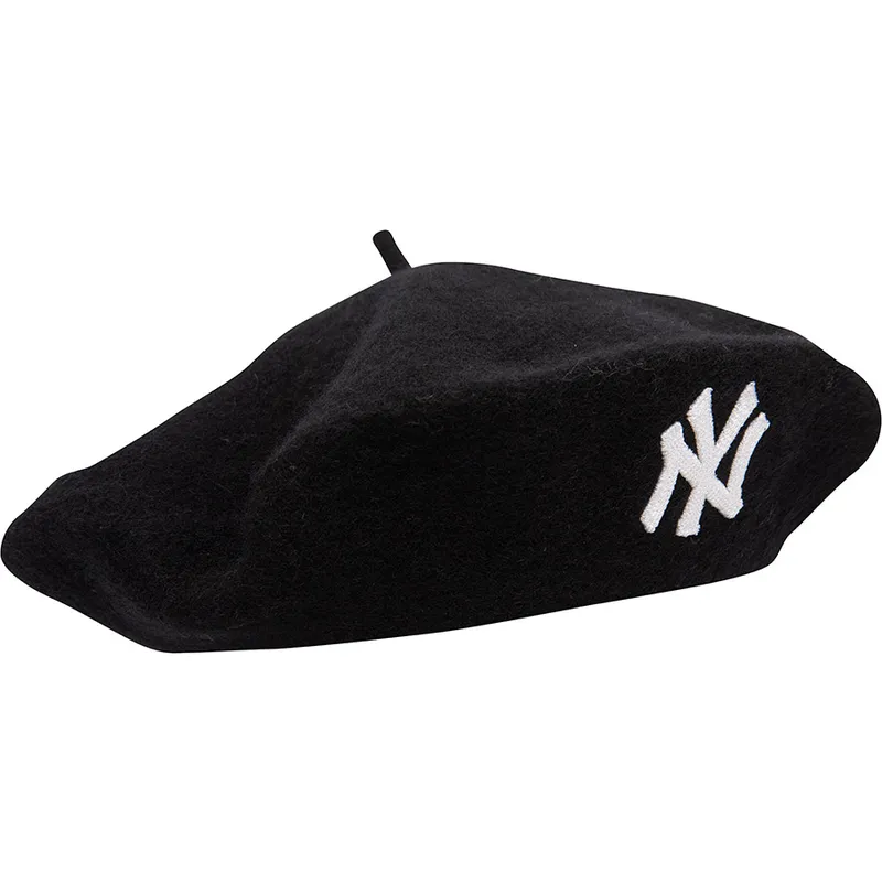czarna-damska-beretka-welniana-new-york-yankees-mlb-od-new-era