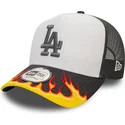 gorra-trucker-blanca-y-gris-a-frame-flame-de-los-angeles-dodgers-mlb-de-new-era