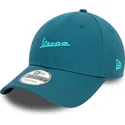 gorra-curva-azul-ajustable-9forty-seasonal-de-vespa-piaggio-de-new-era