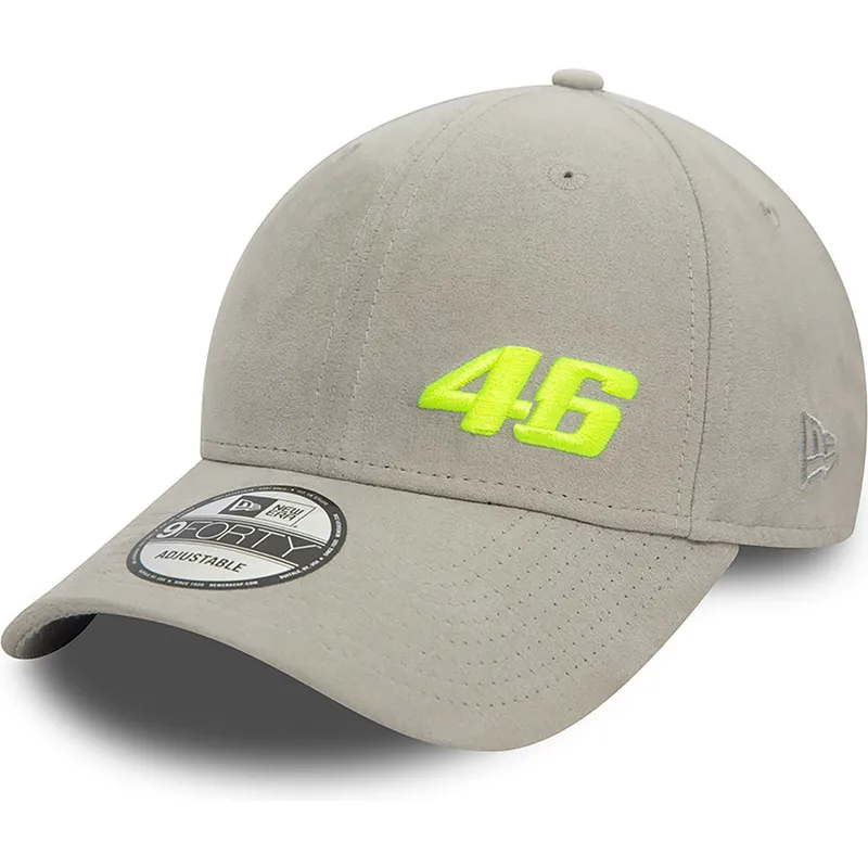 petten-gebogen-grijs-verstelbaar-9forty-suede-van-valentino-rossi-vr46-motogp-van-new-era