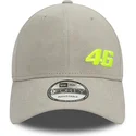 petten-gebogen-grijs-verstelbaar-9forty-suede-van-valentino-rossi-vr46-motogp-van-new-era