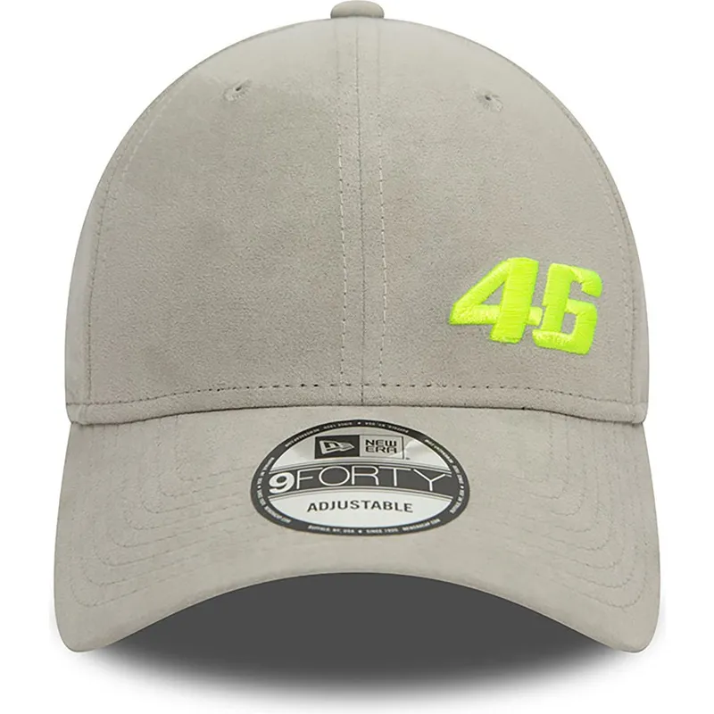 petten-gebogen-grijs-verstelbaar-9forty-suede-van-valentino-rossi-vr46-motogp-van-new-era