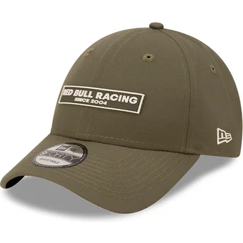 Petten gebogen groen verstelbare band 9FORTY REPREVE Wordmark van Red Bull Racing Formula 1 van New Era