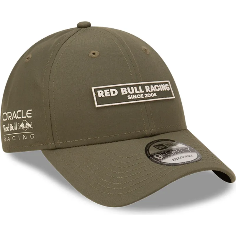 gron-justerbar-kurvet-kasket-9forty-repreve-wordmark-fra-red-bull-racing-formula-1-fra-new-era