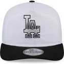 petten-gebogen-wit-snapback-golfer-chrome-van-los-angeles-dodgers-mlb-van-new-era