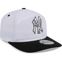 gorra-curva-blanca-y-negra-snapback-golfer-chrome-logo-de-new-york-yankees-mlb-de-new-era