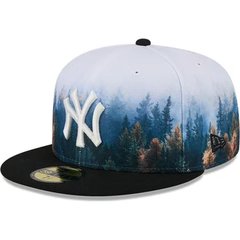 Casquette plate noire ajustée 59FIFTY Photoreal New York Yankees MLB New Era