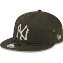 gorra-plana-verde-ajustable-9fifty-waxed-canvas-de-new-york-yankees-mlb-de-new-era