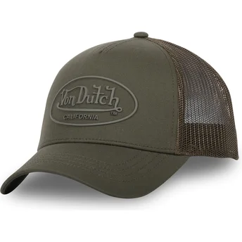 Czapka trucker zielona LOG07 Von Dutch